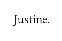 Justine title card