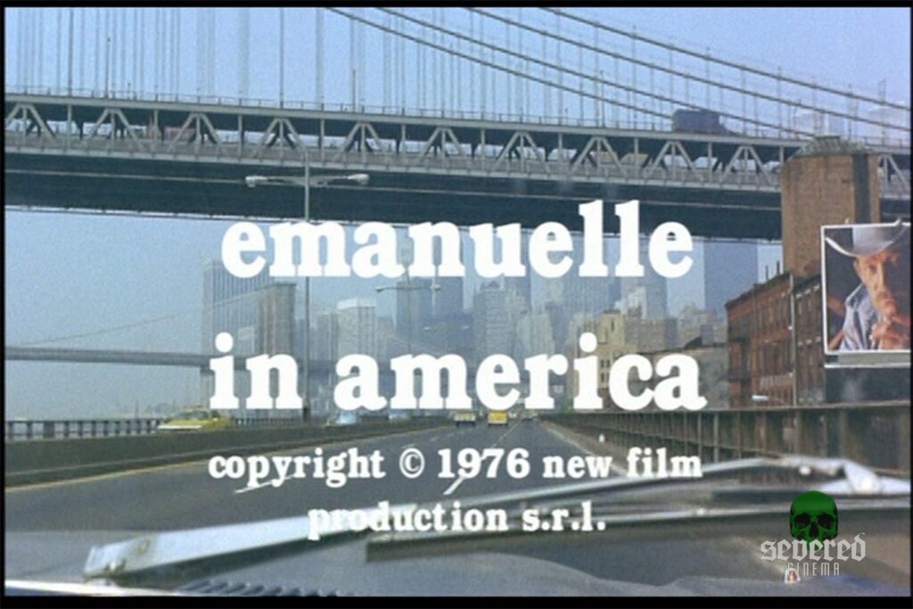 Emanuelle in American movie title card