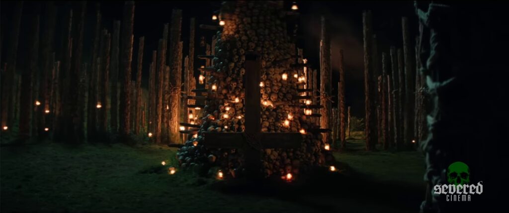 Screenshot from the movie 28 Years Later: The Bone Temple