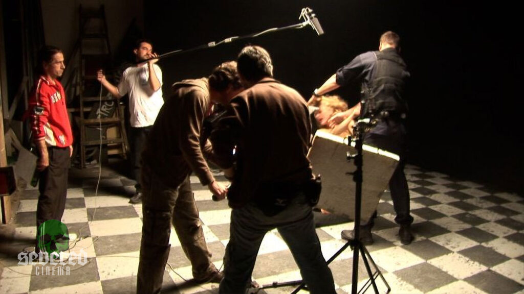 Behind the scenes image from A Serbian Film