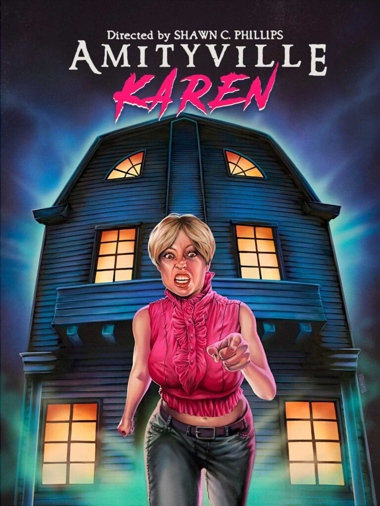 Amityville Karen blu-ray cover artwork