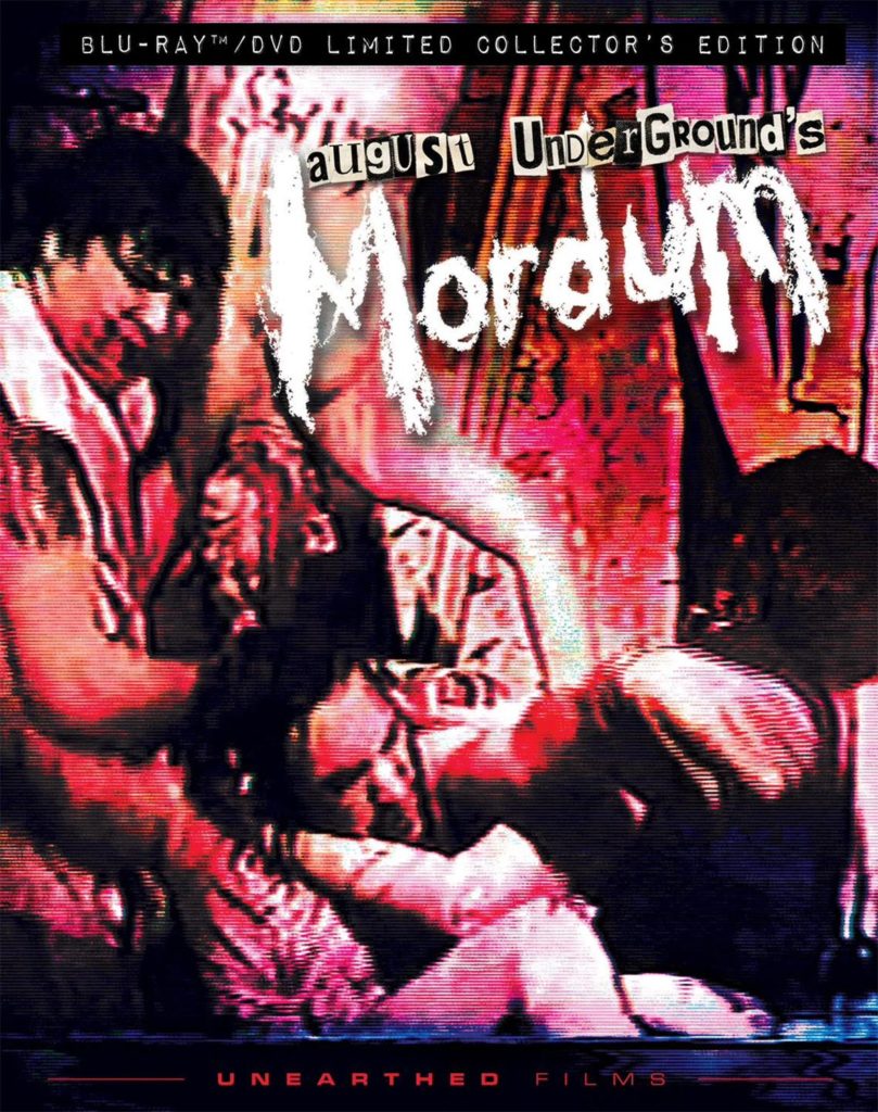 August Underground's Mordum blu-ray from Unearthed Films