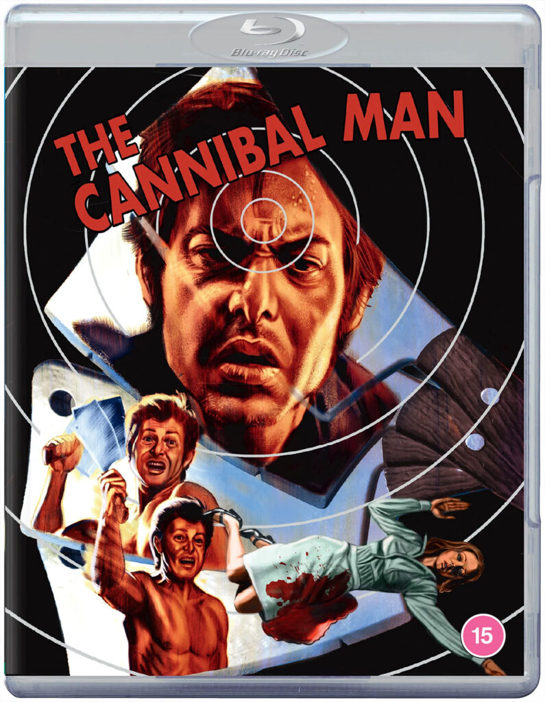 The Cannibal Man blu-ray cover art from 88 Films