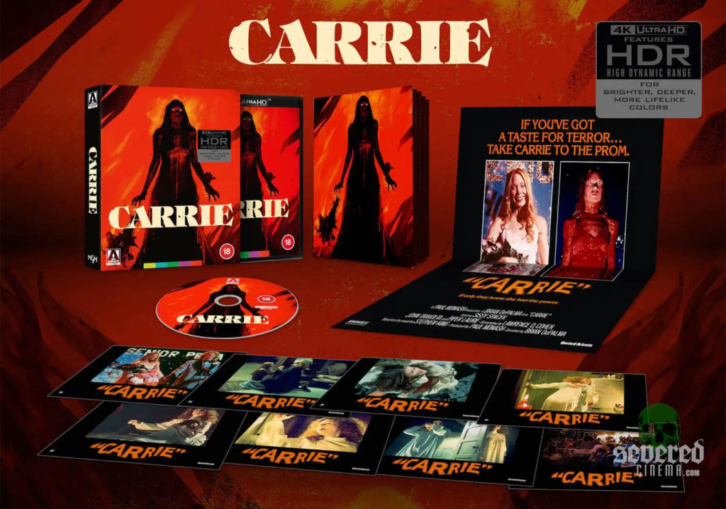 Carrie 4K UHD promo from Arrow Video