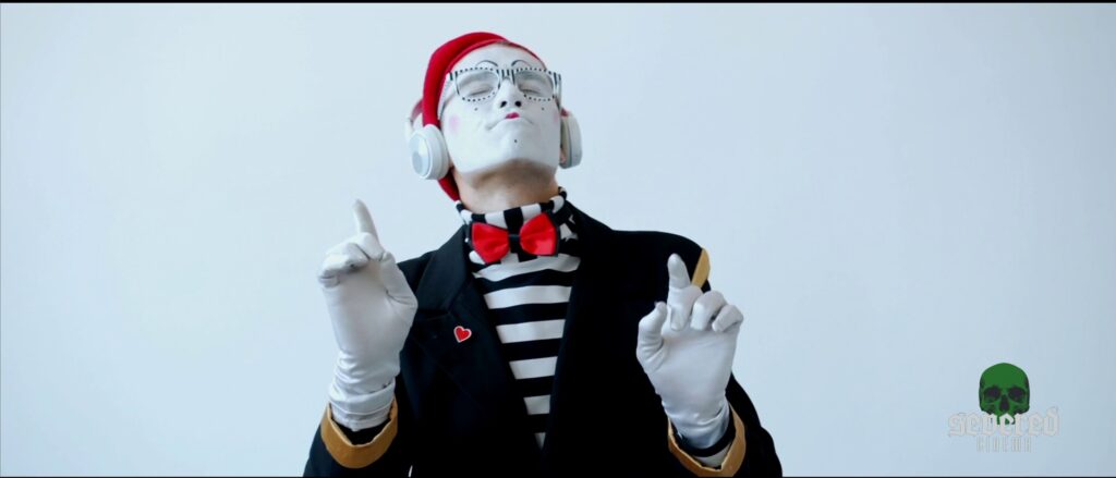 Mime character in Michael Moutsatos' movie Chameleon.