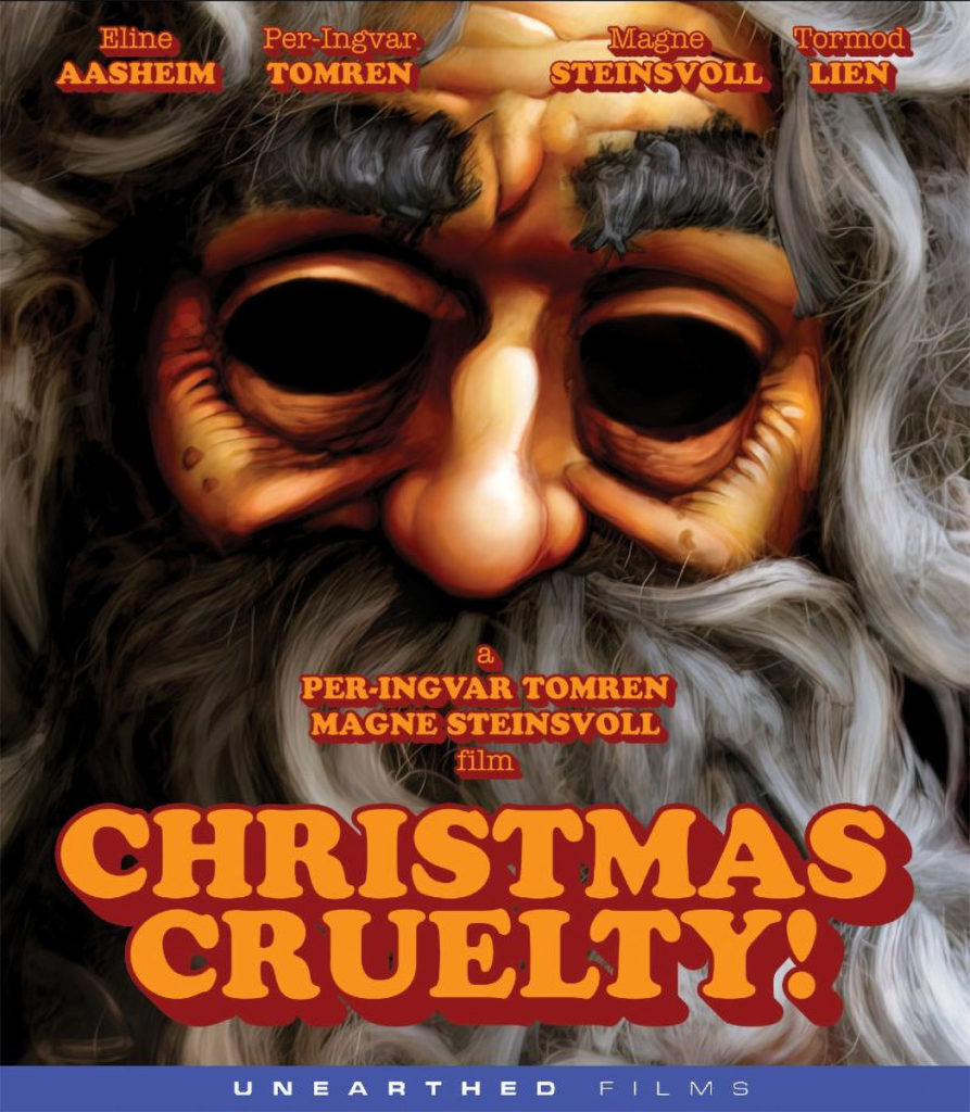 Unearthed Films blu-ray cover artwork for Christmas Cruelty