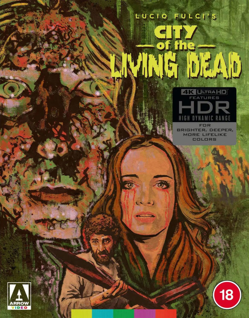 City of the Living Dead 4K UHD cover artwork from Arrow Video