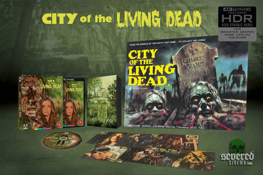City of the Living Dead 4K UHD promo from Arrow Video