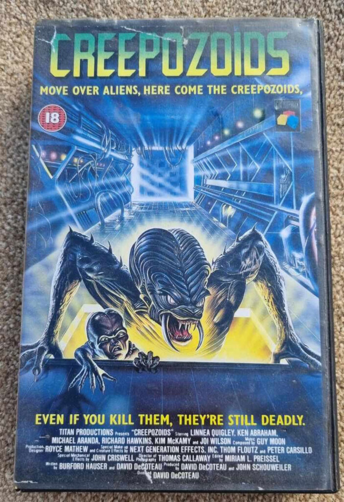 Creepozoids VHS front