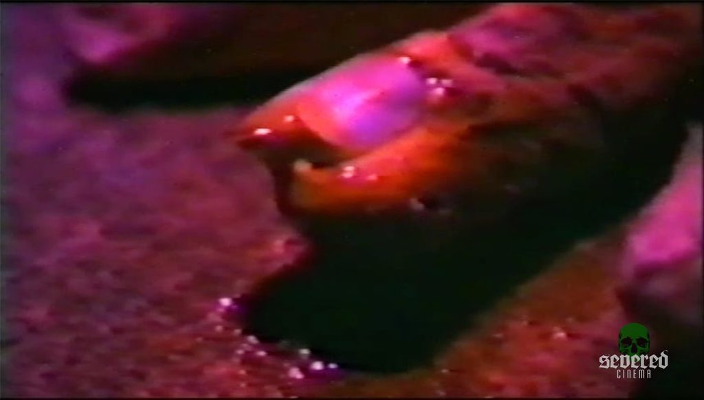 Screenshot from Gialli, Guns and Gore -- Darren Wards early movies