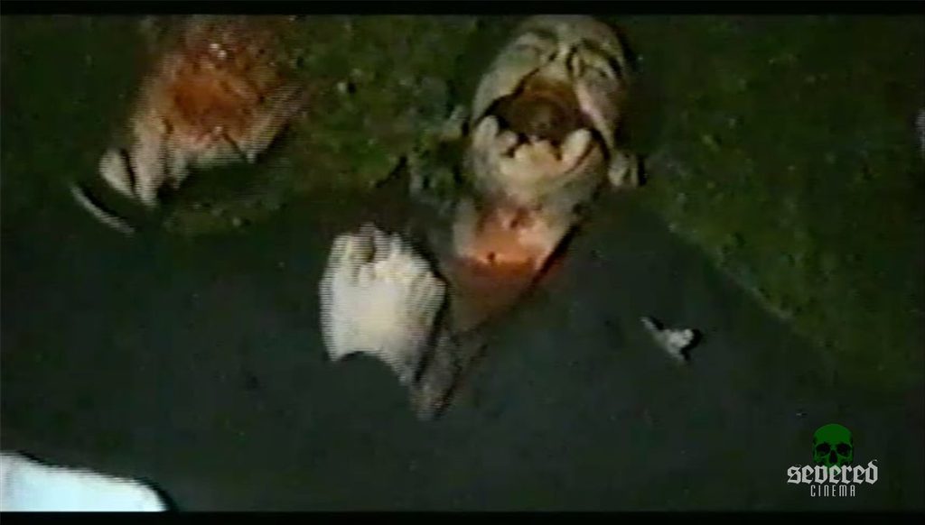 Screenshot from Gialli, Guns and Gore -- Darren Wards early movies
