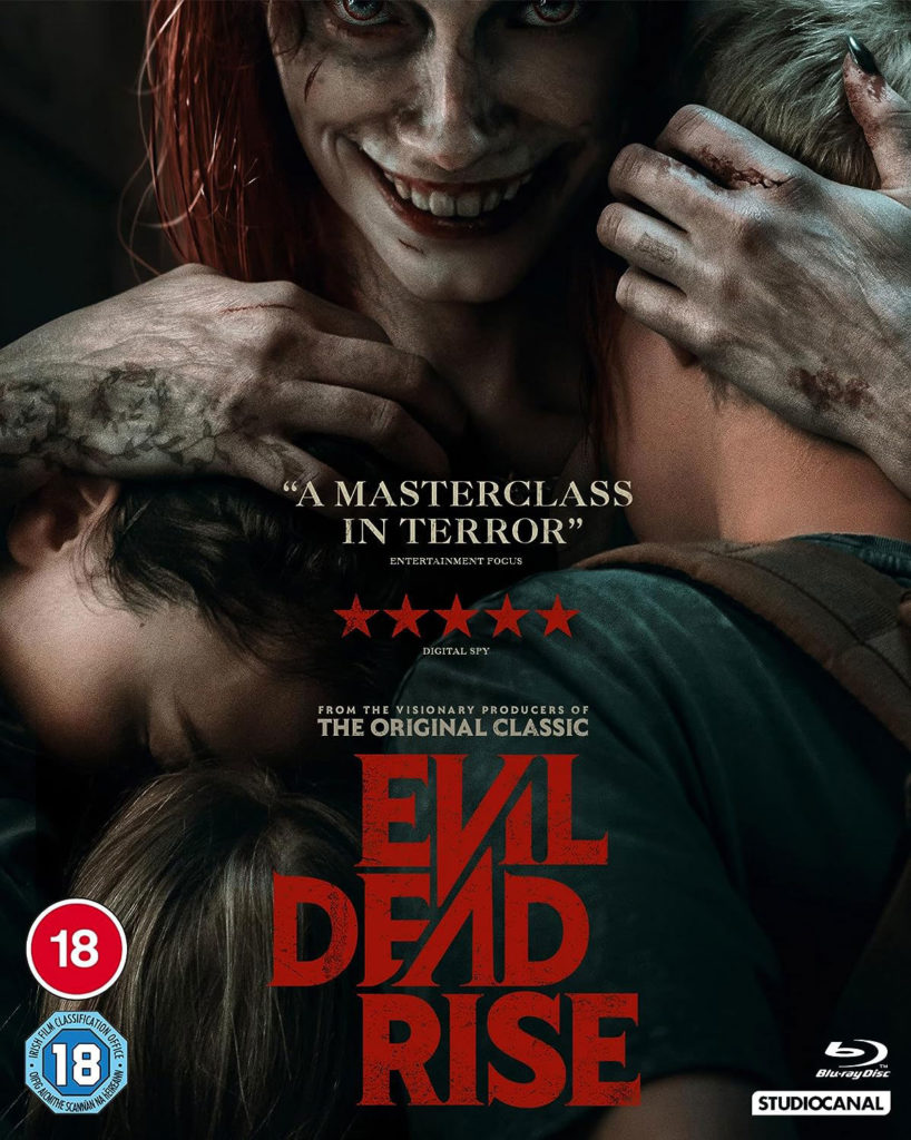 Evil Dead Rise UK blu-ray cover artwork 