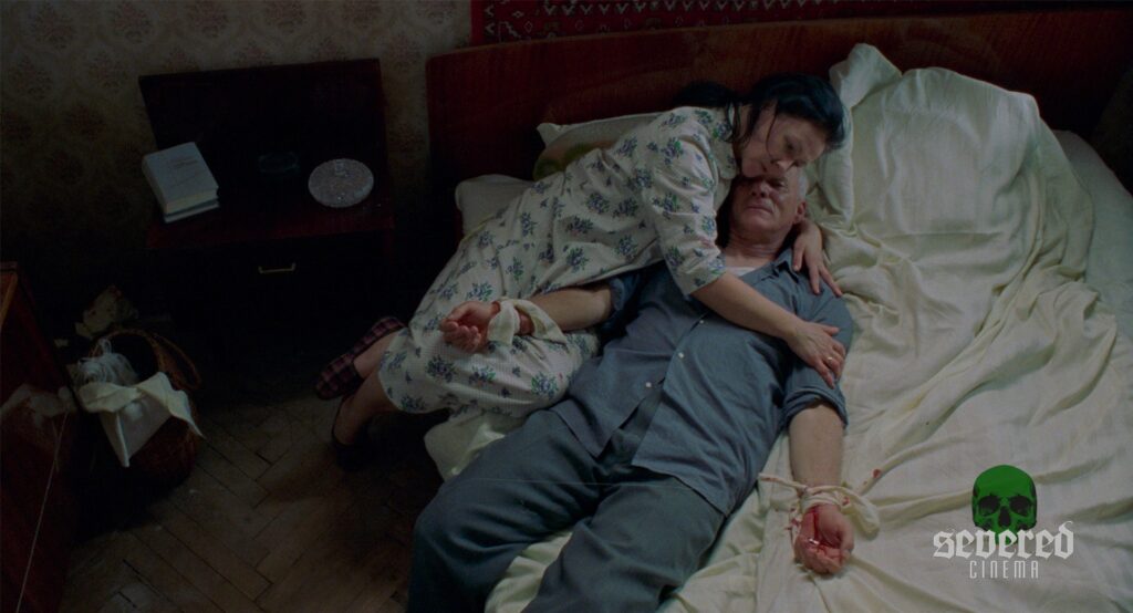 Screenshot from the UHD release of Evilenko from Unearthed Films