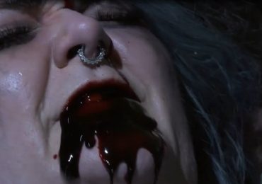 Woman's mouth bleeding in the movie Final Caller