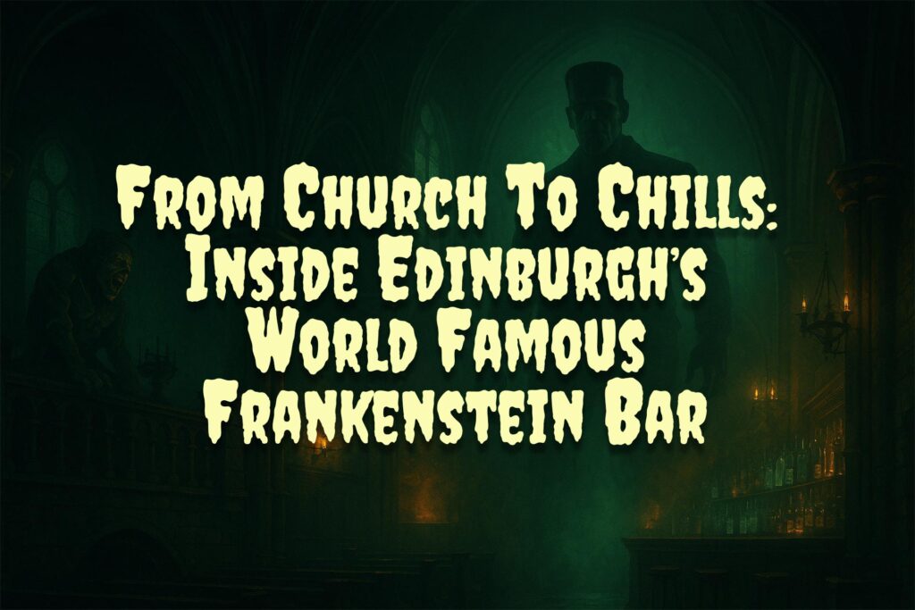 From Church to Chills: Inside Edinburgh’s World Famous Frankenstein Bar