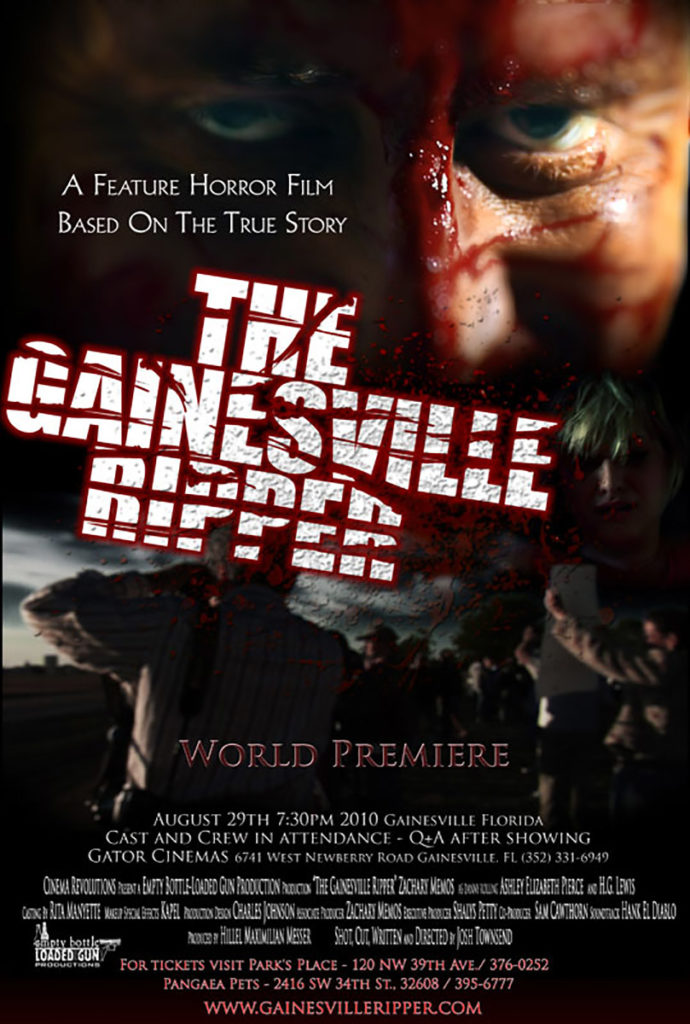 The Gainesville Ripper World Premiere Theatrical Poster