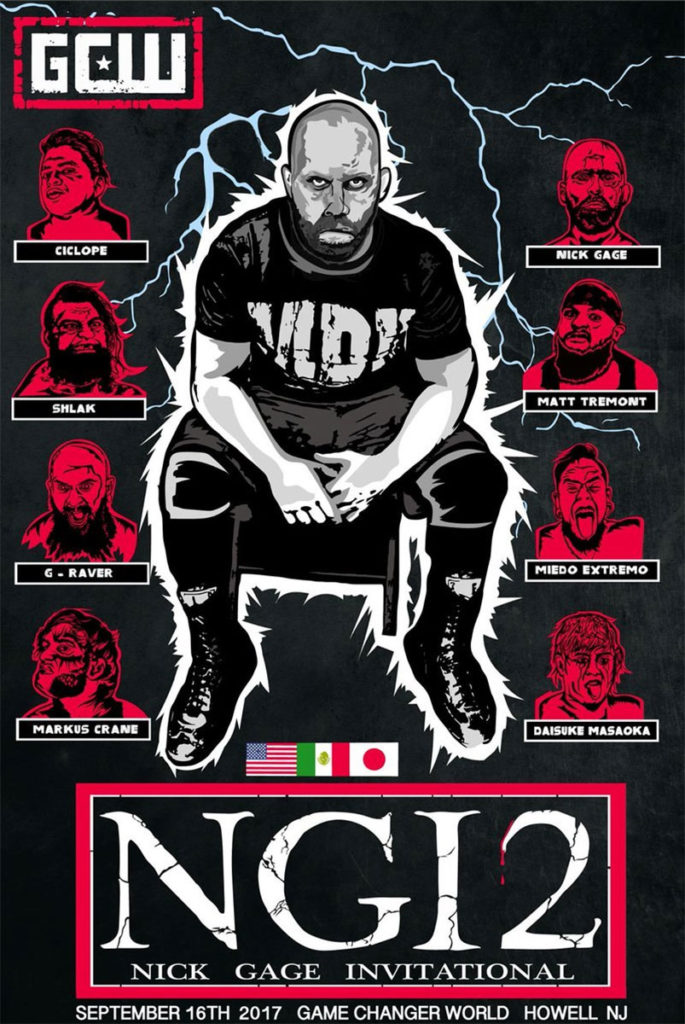 Game Changer Wrestling: Nick Gage Invitational 2 Poster Artwork
