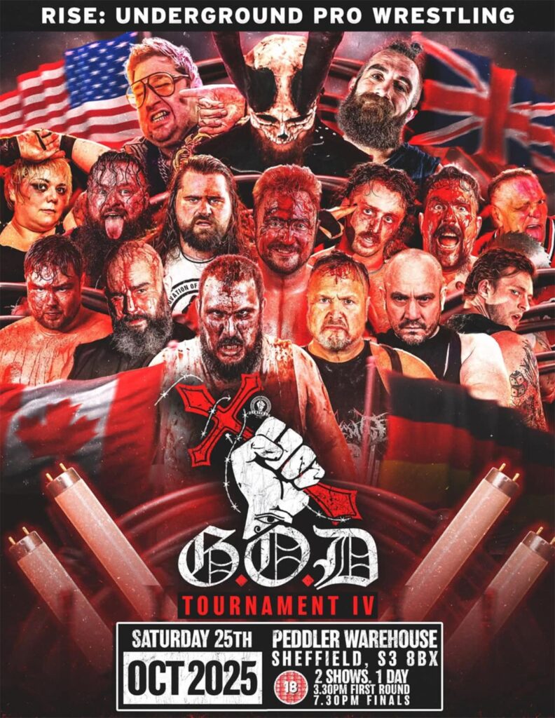 Rise Underground Pro Wrestling Event Games of Death 4 Poster