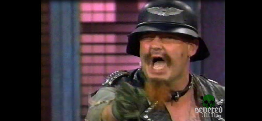 GG Allin screaming on talk show appearance