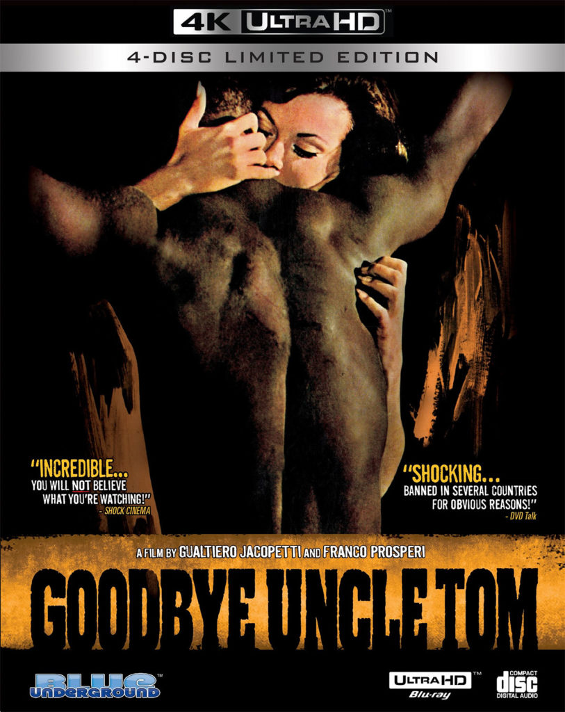 Goodbye Uncle Tom 4K UHD cover artwork from Blue Underground
