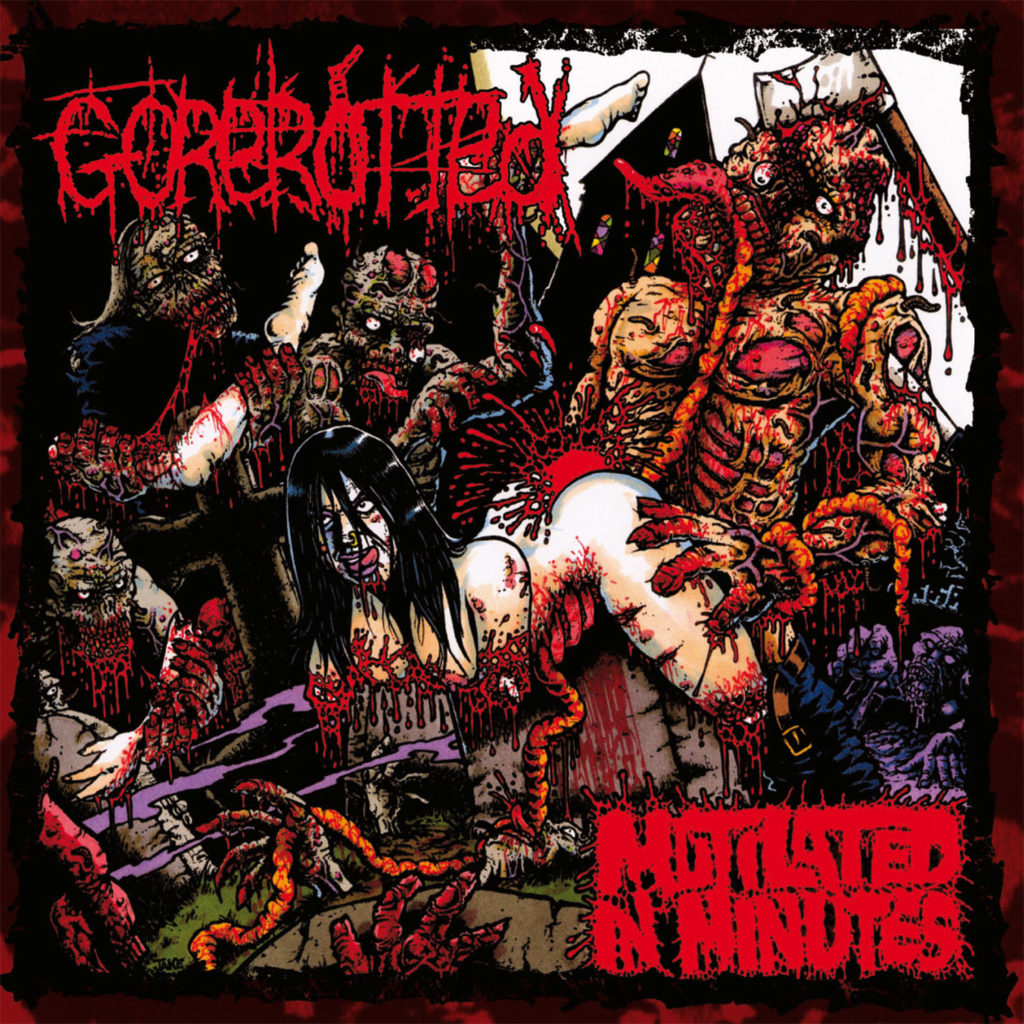 Gorerotted Mutilated in Minutes album artwork