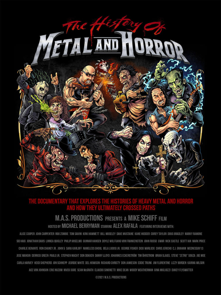 History of Metal and Horror movie poster