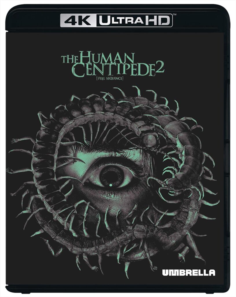The Human Centipede 2 4K UHD cover artwork from Umbrella Entertainment