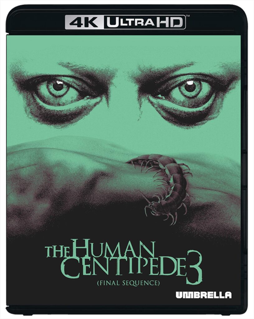 The Human Centipede 3 4K UHD cover artwork from Umbrella Entertainment