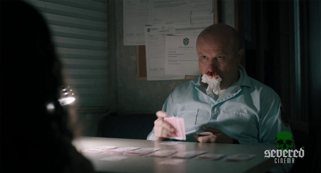 Movie poster screenshot from Caitlin Cronenberg's Humane.