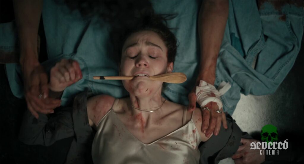 Movie poster screenshot from Caitlin Cronenberg's Humane.