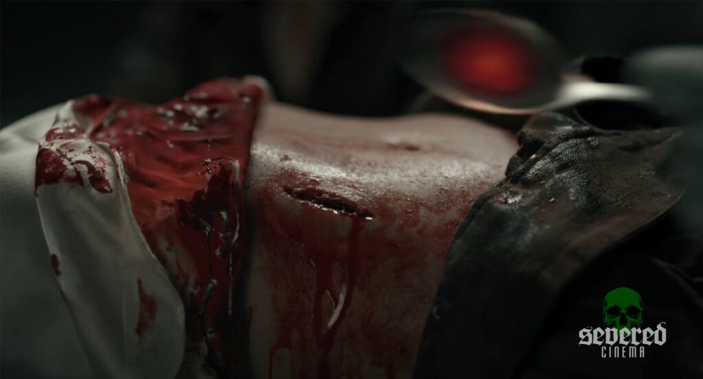 Movie poster screenshot from Caitlin Cronenberg's Humane.