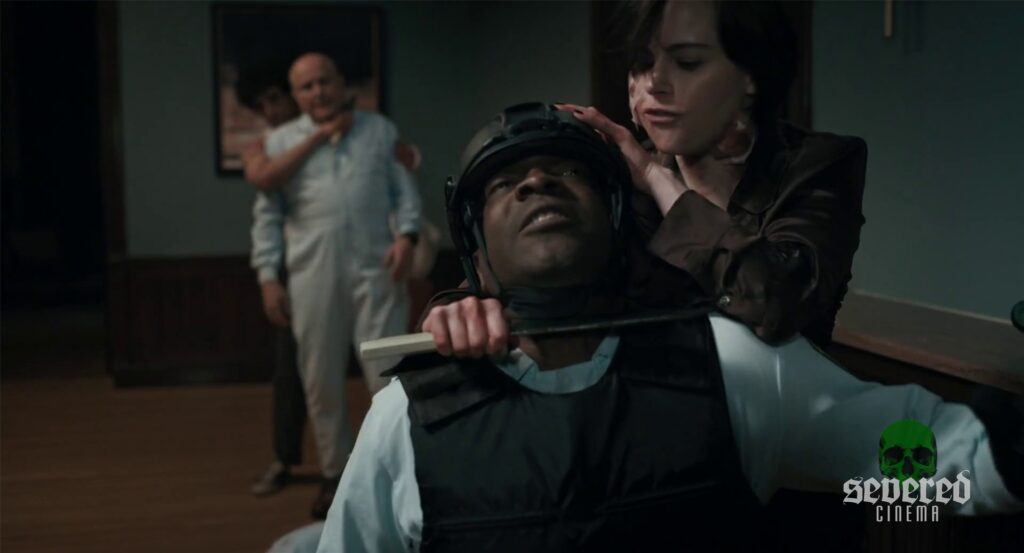 Movie poster screenshot from Caitlin Cronenberg's Humane.