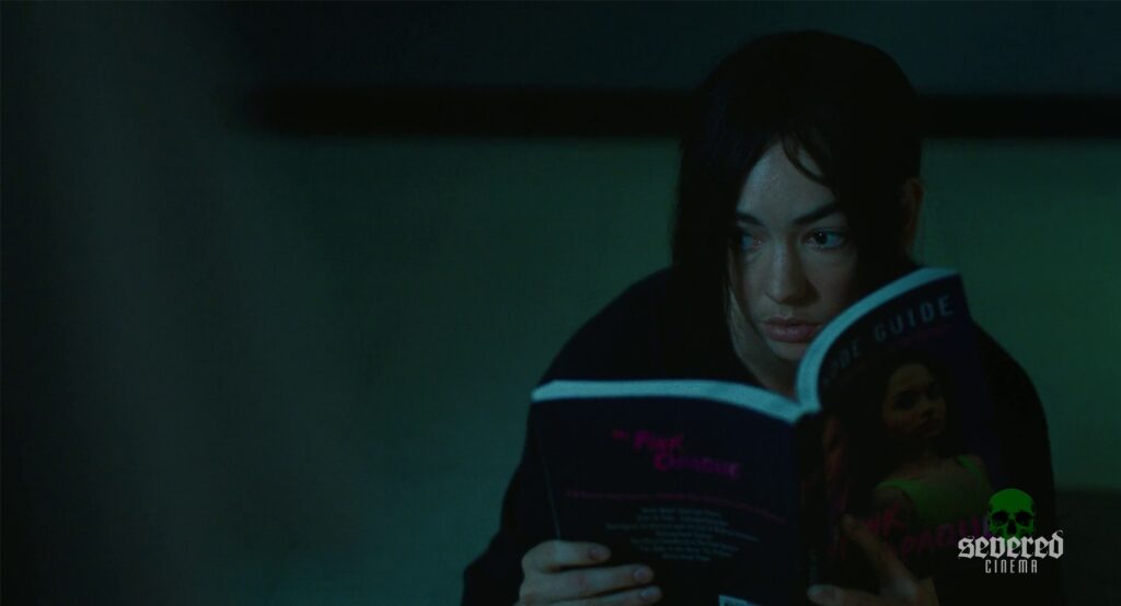Screenshot from the movie I Saw the TV Glow