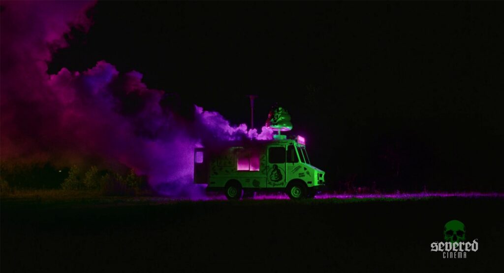 Screenshot from the movie I Saw the TV Glow