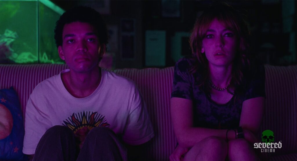 Screenshot from the movie I Saw the TV Glow
