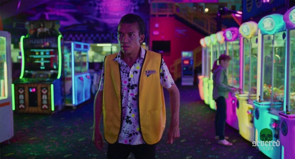 Screenshot from the movie I Saw the TV Glow