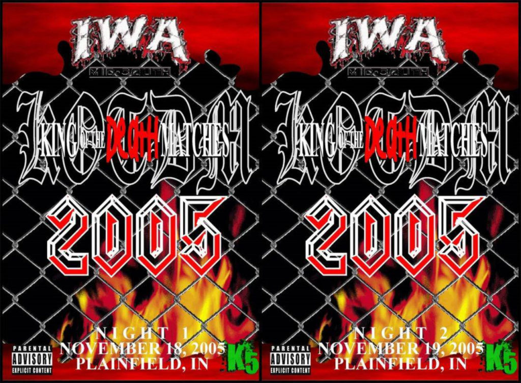 IWA Mid-South Wrestling: King of the Death Matches 2005 Posters