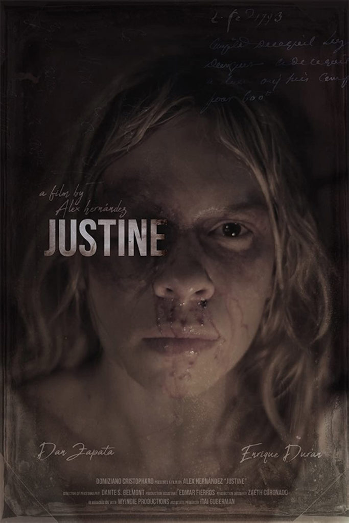 Justine 2022 movie cover artwork