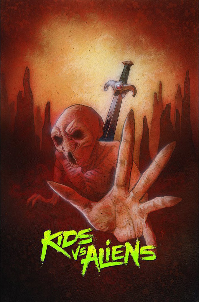 Kids vs. Aliens alternate poster artwork