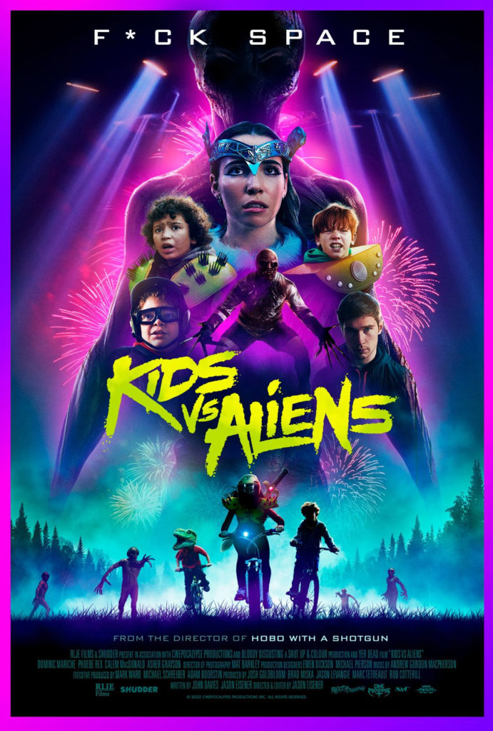 Kids vs. Aliens original poster artwork