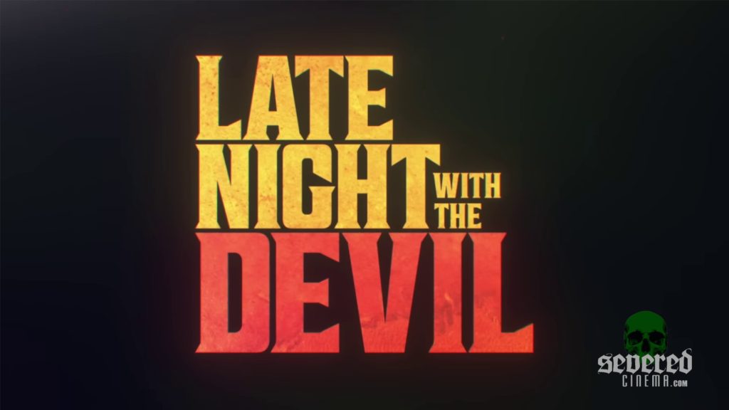 Late Night with the Devil title card