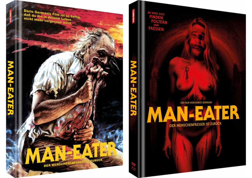 Man-Eater (Anthropophagus II) alternate covers from Black lava Entertainment