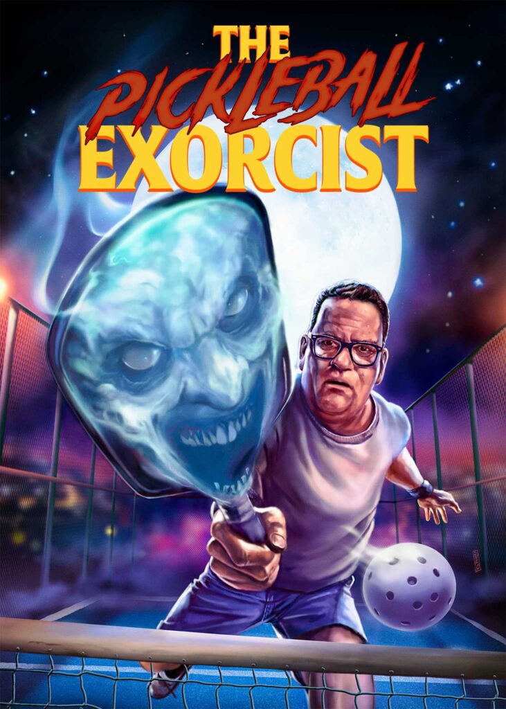 The Pickleball Exorcist blu-ray cover artwork