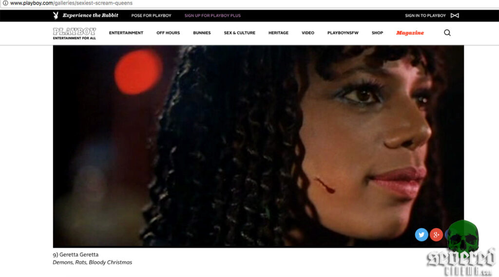 Geretta Geretta Playboy's Sexiest Scream Queens.