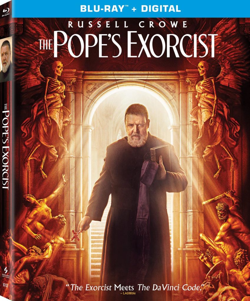 The Pope's Exorcist blu-ray cover artwork