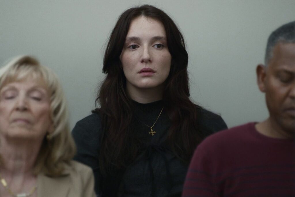 Screenshot from the movie Red Rooms (2023)