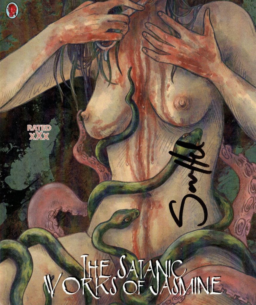 Satanic Works of Jasmine blu-ray cover artwork
