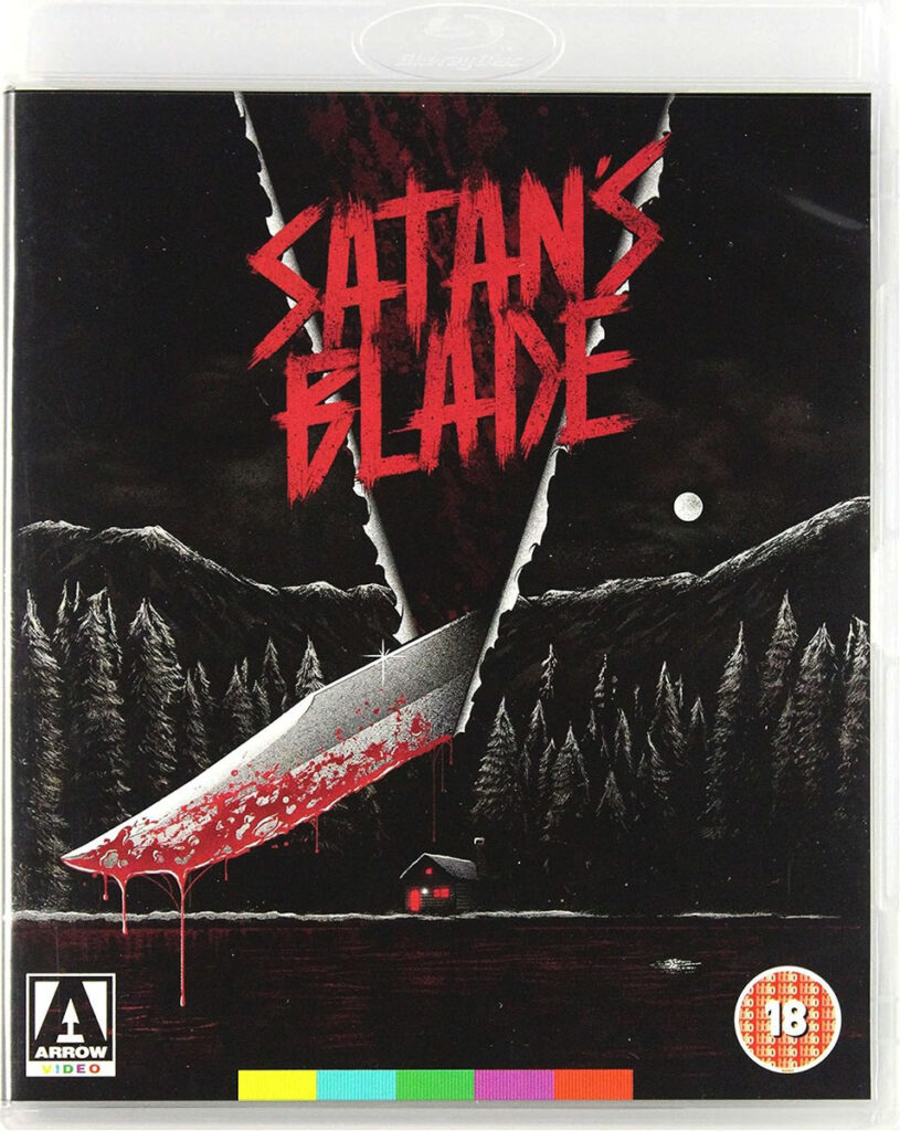 Satan's Blade blu-ray cover artwork from Arrow Video