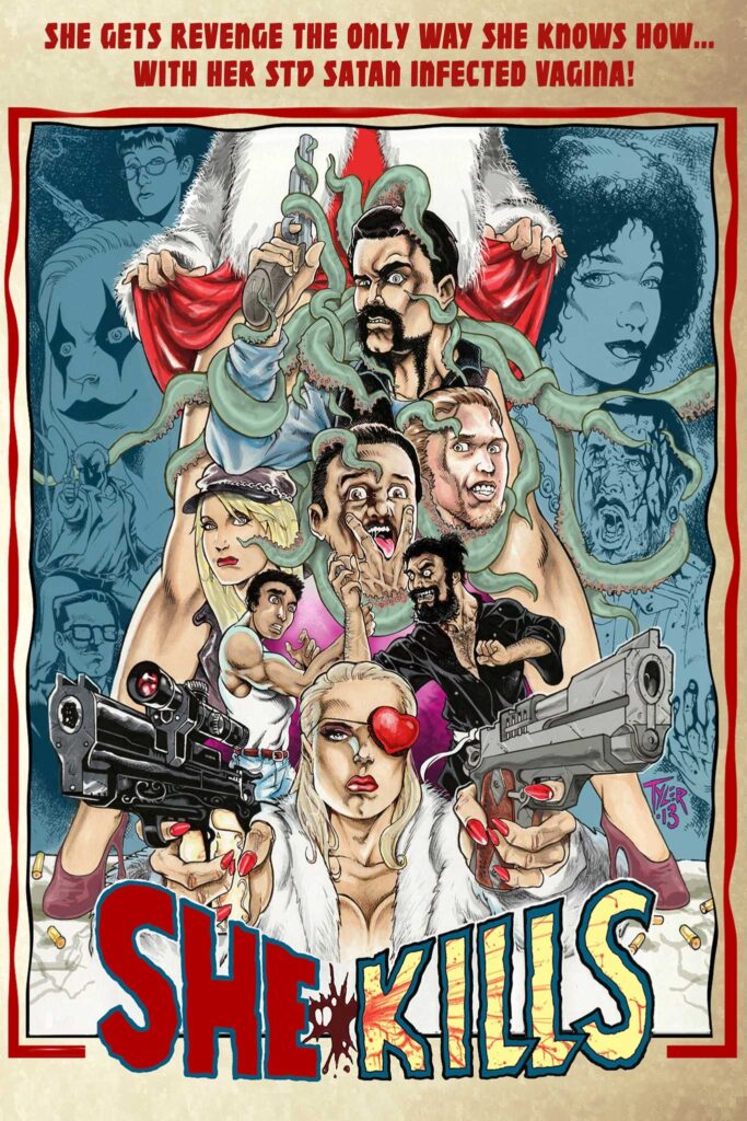 She Kills blu-ray cover artwork