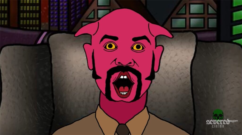 Screenshot from the short film Space Goblins (2020)